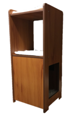 Design krabpaal Bella walnoot lichtbruin
