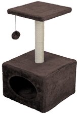 katten krabpaal compact bruin