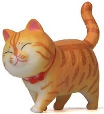 Kattenbeeldje kater Garfield oranje