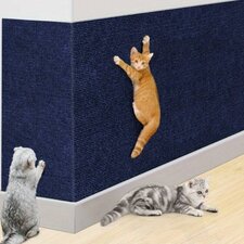 Krabmat kat zelfklevend 30x60cm Blauw