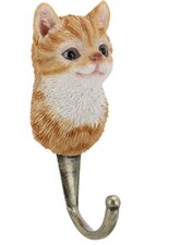 Kapstokhaakje katten: Poesje bruin